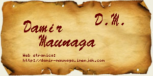 Damir Maunaga vizit kartica